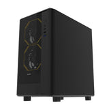 darkFlash - Boîtier PC DB330M Mesh compact (noir, sans ventilateurs) : vue ensemble