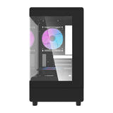 darkFlash - Boîtier PC DB330M compact + 3 ventilateurs ARGB (noir)