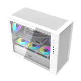 darkFlash - Boîtier PC DB460M façade mesh (blanc, sans ventilateurs) : intérieur
