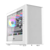 darkFlash - Boîtier PC DB460M façade mesh (blanc, sans ventilateurs) : vue ensemble