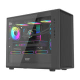 darkFlash - Boîtier PC DB460M façade mesh (noir, sans ventilateurs)