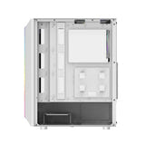 darkFlash - Boîtier PC DK151 LED façade ARGB + 3 ventilateurs RGB (blanc) (vue 5)