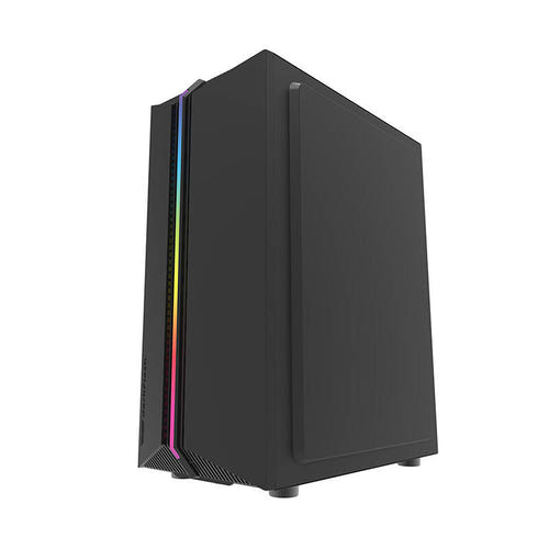 darkFlash - Boîtier PC DK151 LED façade ARGB + 3 ventilateurs RGB (noir) (vue 2)