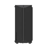 darkFlash - Boîtier PC DK151 LED façade ARGB + 3 ventilateurs RGB (noir) : profil