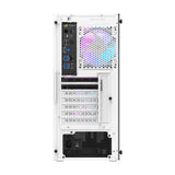 darkFlash - Boîtier PC DK351 + 4 ventilateurs ARGB CL6 (blanc) : détail