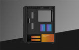 darkFlash - Boîtier PC DK352 Plus E-ATX + 4 ventilateurs ARGB (noir) - visuel 5