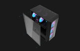 darkFlash - Boîtier PC DK352 Plus E-ATX + 4 ventilateurs ARGB (noir) - visuel 3