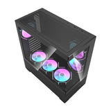 darkFlash - Boîtier PC DS900 AIR + 6 ventilateurs ARGB (noir) : détail