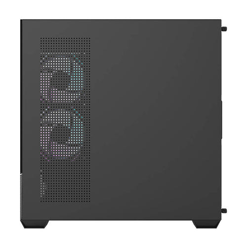 darkFlash - Boîtier PC DS900 AIR + 6 ventilateurs ARGB (noir) : intérieur
