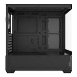 darkFlash - Boîtier PC DS900 AIR ventilation renforcée (noir, sans ventilateurs) : arrière