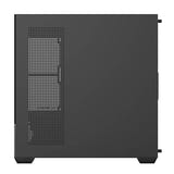 darkFlash - Boîtier PC DS900 AIR ventilation renforcée (noir, sans ventilateurs) : connectique