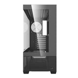 darkFlash - Boîtier PC DS900 AIR ventilation renforcée (noir, sans ventilateurs) : profil