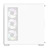 darkFlash - Boîtier PC DS900 panoramique blanc + 7 ventilateurs ARGB : intérieur