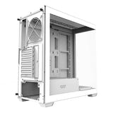 darkFlash - Boîtier PC DS900 panoramique double verre (blanc, sans ventilateurs) : détail