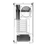 darkFlash - Boîtier PC DS900 panoramique double verre (blanc, sans ventilateurs) : intérieur