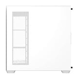 darkFlash - Boîtier PC DS900 panoramique double verre (blanc, sans ventilateurs) : profil