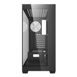 darkFlash - Boîtier PC DS900 panoramique double verre (noir, sans ventilateurs) : intérieur