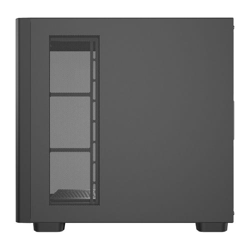 darkFlash - Boîtier PC DS900G verre incurvé panoramique (noir, sans ventilateurs) : intérieur