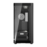 darkFlash - Boîtier PC DS900G verre incurvé panoramique (noir, sans ventilateurs) : profil