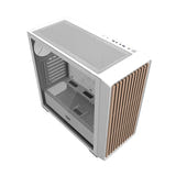 darkFlash - Boîtier PC DS900WD façade bois (blanc, sans ventilateurs) : détail