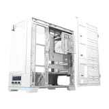 darkFlash - Boîtier PC DY450 grande tour (blanc, sans ventilateurs) : dessus