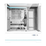 darkFlash - Boîtier PC DY450 grande tour (blanc, sans ventilateurs) : façade