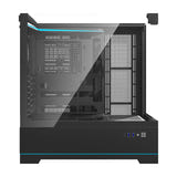 darkFlash - Boîtier PC DY450 grande tour (noir, sans ventilateurs) : connectique