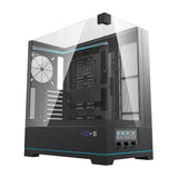 darkFlash - Boîtier PC DY450 grande tour (noir, sans ventilateurs) : vue ensemble