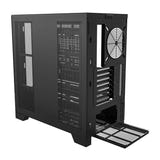 darkFlash - Boîtier PC DY451 grande tour 10 ventilateurs (noir, sans ventilateurs) : dessus