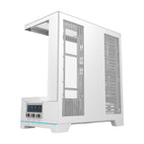 darkFlash - Boîtier PC DY451 PRO écran de températures + 1 ventilateur ARGB (blanc) : arrière