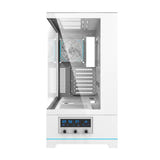 darkFlash - Boîtier PC DY451 PRO écran de températures + 1 ventilateur ARGB (blanc) : intérieur