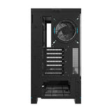 darkFlash - Boîtier PC DY451 PRO écran de températures + 1 ventilateur ARGB (noir) : profil