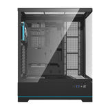 darkFlash - Boîtier PC DY451L PRO grande tour écran de températures (noir) : détail