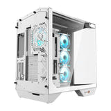 darkFlash - Boîtier PC DY470 back-connect double watercooling 360 (blanc) : détail