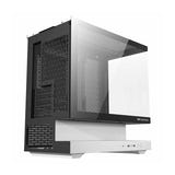 darkFlash - Boîtier PC F1 + 6 ventilateurs ARGB (blanc) : profil