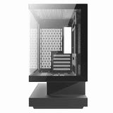 darkFlash - Boîtier PC F1 + 6 ventilateurs ARGB (noir) : profil