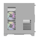 darkFlash - Boîtier PC FT350 mini tour + 5 ventilateurs ARGB (blanc) : intérieur