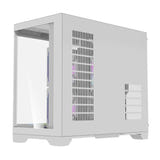 darkFlash - Boîtier PC FT418 mini tour + 6 ventilateurs ARGB (blanc) : arrière