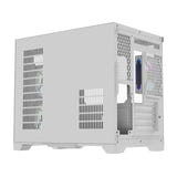 darkFlash - Boîtier PC FT418 mini tour + 6 ventilateurs ARGB (blanc) : connectique