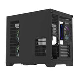 darkFlash - Boîtier PC FT418 mini tour + 6 ventilateurs ARGB (noir) : connectique