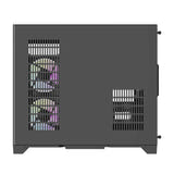 darkFlash - Boîtier PC FT418 mini tour + 6 ventilateurs ARGB (noir) : profil