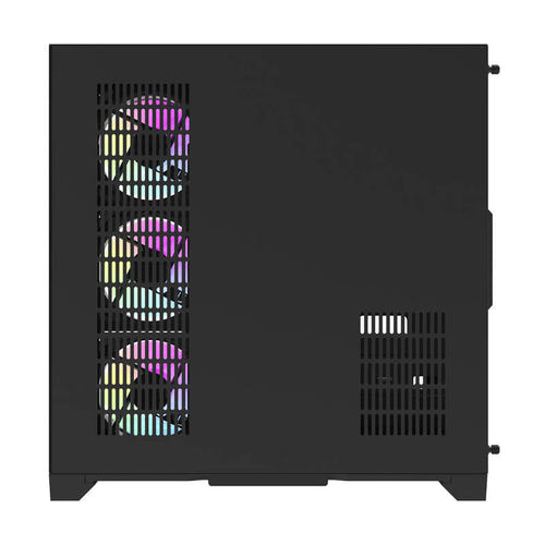 darkFlash - Boîtier PC FT418 PRO + 7 ventilateurs ARGB (ATX, noir) : intérieur