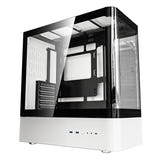 darkFlash - Boîtier PC HM1 verre incurvé anti-reflet (noir et blanc) : vue ensemble