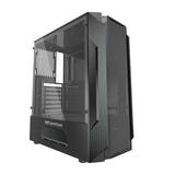 darkFlash - Boîtier PC LEO façade mesh (noir, sans ventilateurs) : détail