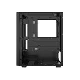 darkFlash - Boîtier PC M305 Mesh mini tour (noir, sans ventilateurs) : profil