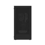 darkFlash - Boîtier PC M305 mini tour (noir, sans ventilateurs) : arrière