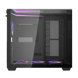darkFlash - Boîtier PC TH285 + 4 ventilateurs (noir) : intérieur