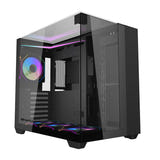 darkFlash - Boîtier PC TH285 + 4 ventilateurs (noir) : vue ensemble