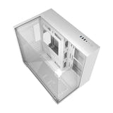 darkFlash - Boîtier PC TH285M triple vitrage (blanc, sans ventilateurs) : vue ensemble