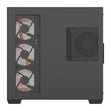 darkFlash C280 - Boîtier PC moyenne tour E-ATX avec 7 ventilateurs 120 mm (noir) - visuel 3